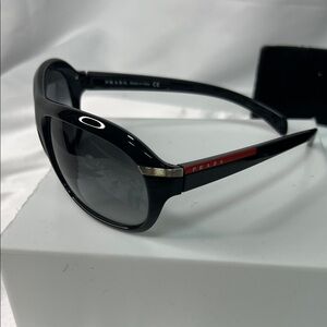 Prada Black and Red Sunglasses